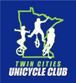 Logo of Twin Cities Unicycle Club (TCUC)