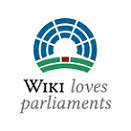 Logo of Wiki loves parliaments