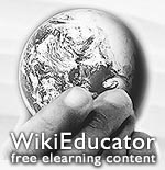 Logo of WikiEducator (fr)