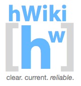 Logo of HWiki