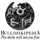 Logo of Bullshikipedia