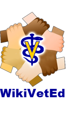 Logo of WikiVetEd
