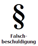 Logo of Falschbeschuldigung