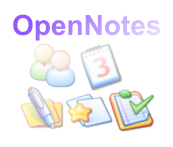Logo of OpenNotes