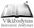 Logo of Wiktionary (lt)