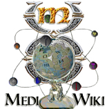 Logo of MediWiki