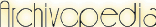 Logo of Archivopedia