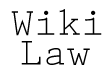 Logo of WikiLaw