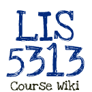 Logo of LIS5313 Course Wiki