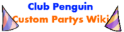 Logo of Club penguin Custom Partys Wiki