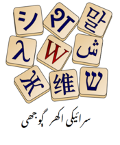 Logo of Wiktionary (skr)