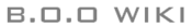 Logo of B.O.O Wiki