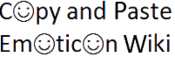 Logo of Copy and Paste emoticon Wiki