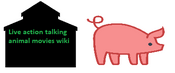 Logo of Live action talking animal movies Wiki
