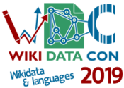 Logo of WikidataCon 2019